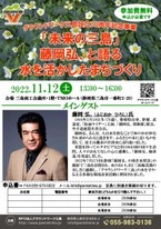 【参加者募集】11/12「グラウンドワーク三島設立30周年記念シンポジウム」